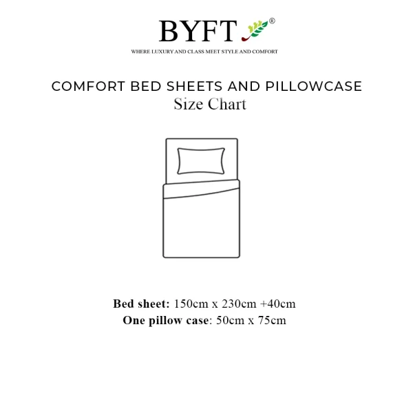 BYFT009093 BYFT Orchard Comfort White with Red Circular Geometric Pattern Printed Single Sheet & One Pillowcase 150 x 230 cm Microfiber Set of 1 C
