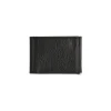 BYFT014042 MONEY CLIP WALLET BLACK SILVER LEATHER IMMER