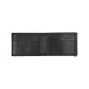 BYFT014042 MONEY CLIP WALLET BLACK SILVER LEATHER IMMER C