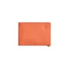 BYFT014043 MONEY CLIP WALLET ORANGE GOLD LEATHER IMMER