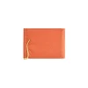 BYFT014043 MONEY CLIP WALLET ORANGE GOLD LEATHER IMMER A