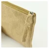 BYFT005761 BYFT Natural Jute Zipper Pouch for Organizing Storage Set of 01   PCH 007 NAT B