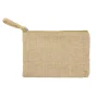 BYFT005761 BYFT Natural Jute Zipper Pouch for Organizing Storage Set of 01   PCH 007 NAT C
