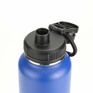 BYFT005769 BYFT Doube Wall White Matt Finish Stainless Steel Bottle 38 Oz Set of 01   TM 040 WHT A