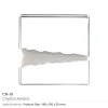 BYFT005770 BYFT Square Shaped Crystal Award Set of 01   CR 01