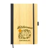 BYFT005783 BYFT A5 Bamboo Notebook with Pen loop and Paper Maker Set of 01   MBBM BLK A5 D