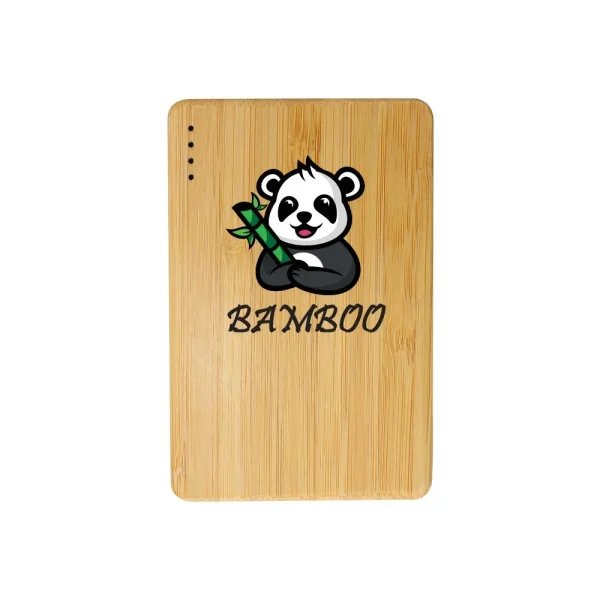 BYFT005818 BYFT Bamboo 5000mAh Powerbank Type C Input and Output Set of 01   PB 5K BM C