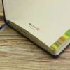 BYFT005832 BYFT A5 Appeel Grey PU Notebook with Elastic Band Pen Loop Bookmark Set of 01   MBAPP C