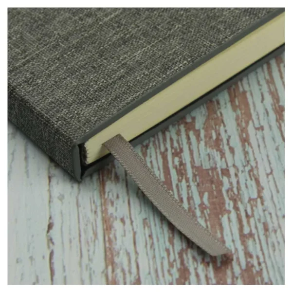 BYFT005834 BYFT A5 RPET Dark Blue Fabric Notebook Set of 01   MBRPET B