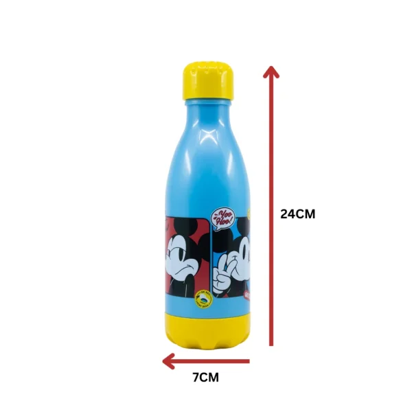 BYFT021121 Disney Water Bottle Mickey 560 Ml Multicolor Plastic Set of 01   RJ74303 B