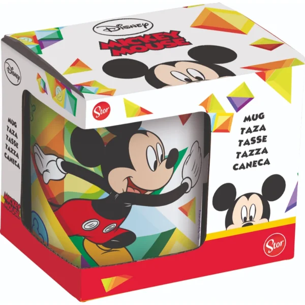 BYFT021164 Disney Mug Mickey 325 Ml Multicolor Plastic Set of 01   RJ1219 B