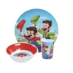 BYFT021176 Disney Melamine Set Super Mario Multicolor Plastic Set of 01   RJ21490