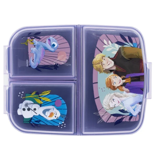BYFT021179 Disney Sandwich Box Frozen II 750 Ml Multicolor Plastic Set of 01   RJ74220 B