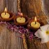 BYFT005723 D Viswa POOJA ESSENTIALS PURE COW GHEE DIYA BATTI   PACK OF 30 D
