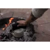 BYFT012003 Barebones   Leather Pot Holder Black B