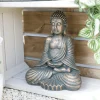 BYFT012115 La Hacienda   Seated Buddha   Medium  B