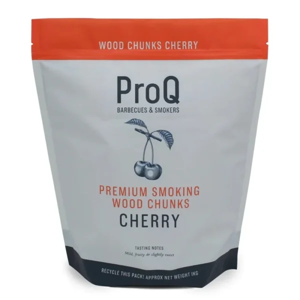 BYFT012245 ProQ Smoking Wood Chunks   Cherry   Bag (1kg)