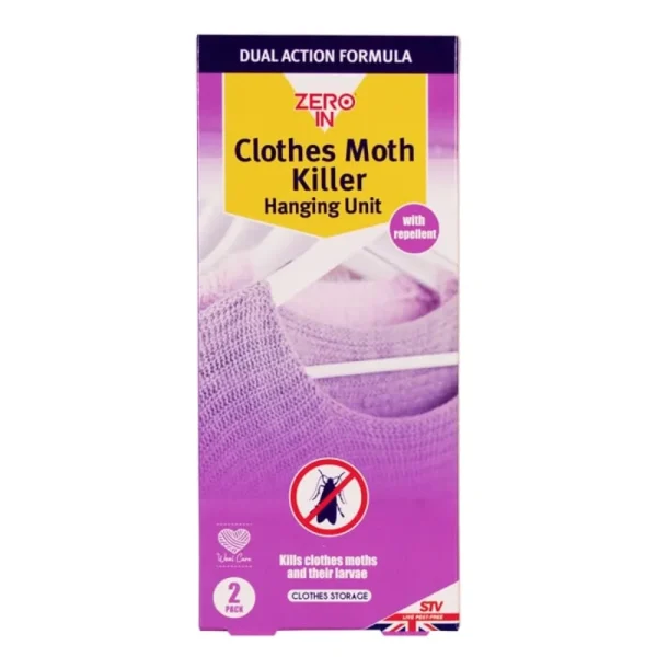 BYFT012383 STV Clothes Moth Killer Hanging Unit   Twinpack B