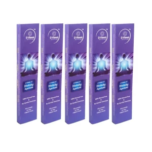 Cart 3 BYFT021281 D Viswa POOJA ESSENTIALS DIVINITY AGARBATTI 9 INCH (12 PC) Set of 5 A