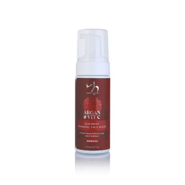 BYFT022398 Hemani Glow Bright Foaming Face Wash With Argan and Vitamin C 150Ml Set of 01
