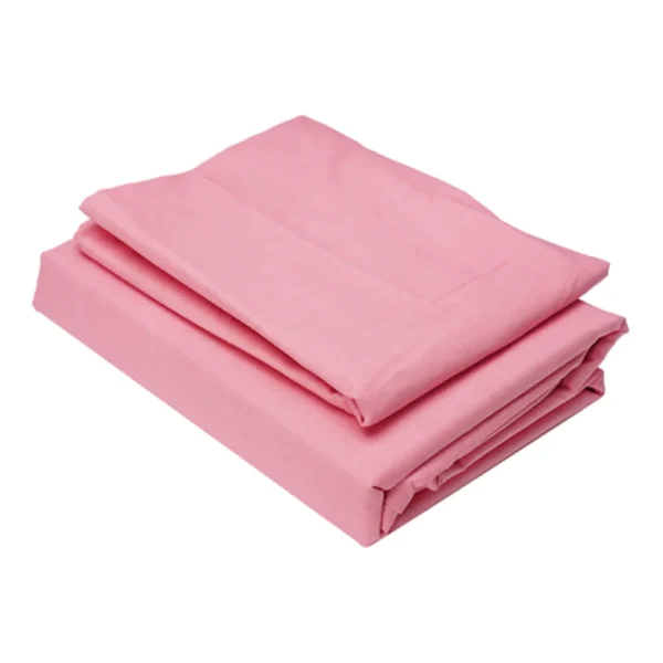 BYFT023639 Home Tex Design King Flat Sheet 240 x 260 Cm 2 Pillow Cover 50 x 75 Cm Dyed 100% Cotton Set of 3 B