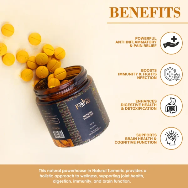 BYFT009369 Raha 100% Natural Turmeric  Haldi D