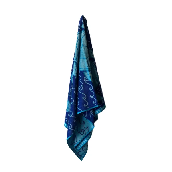 BYFT014500 BYFT Mimosa Beach Towel 86 x 162 Cm 390 Gsm Turtles 100% Cotton Set of 01 B